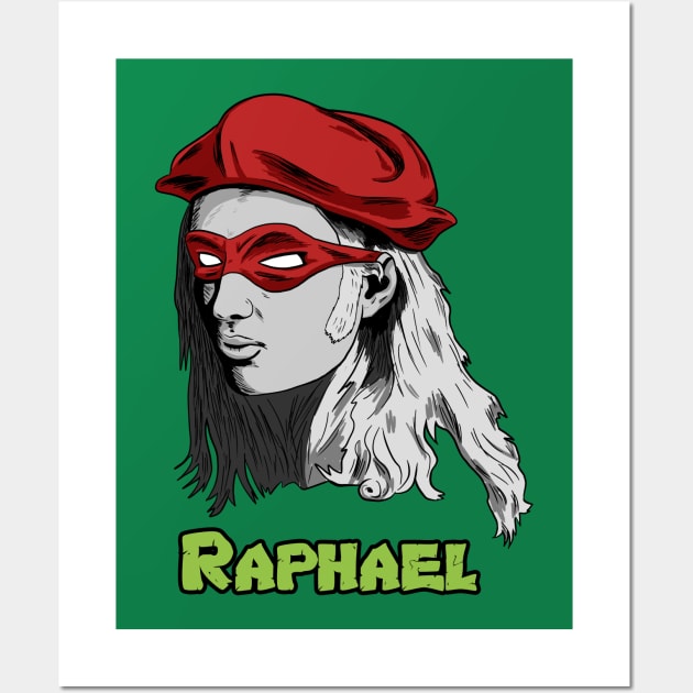 Raphael Wall Art by Black Snow Comics